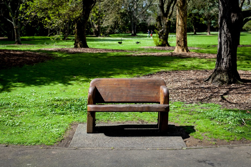 park bench