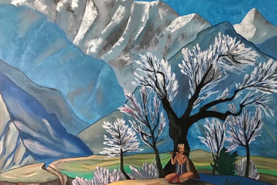 roerich flute player