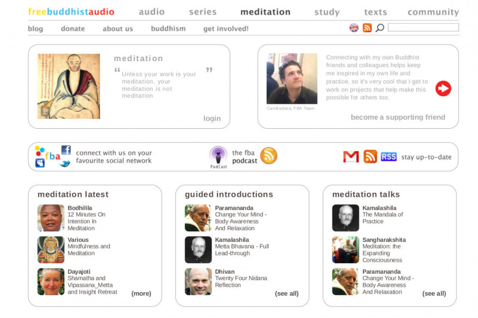 free buddhist audio